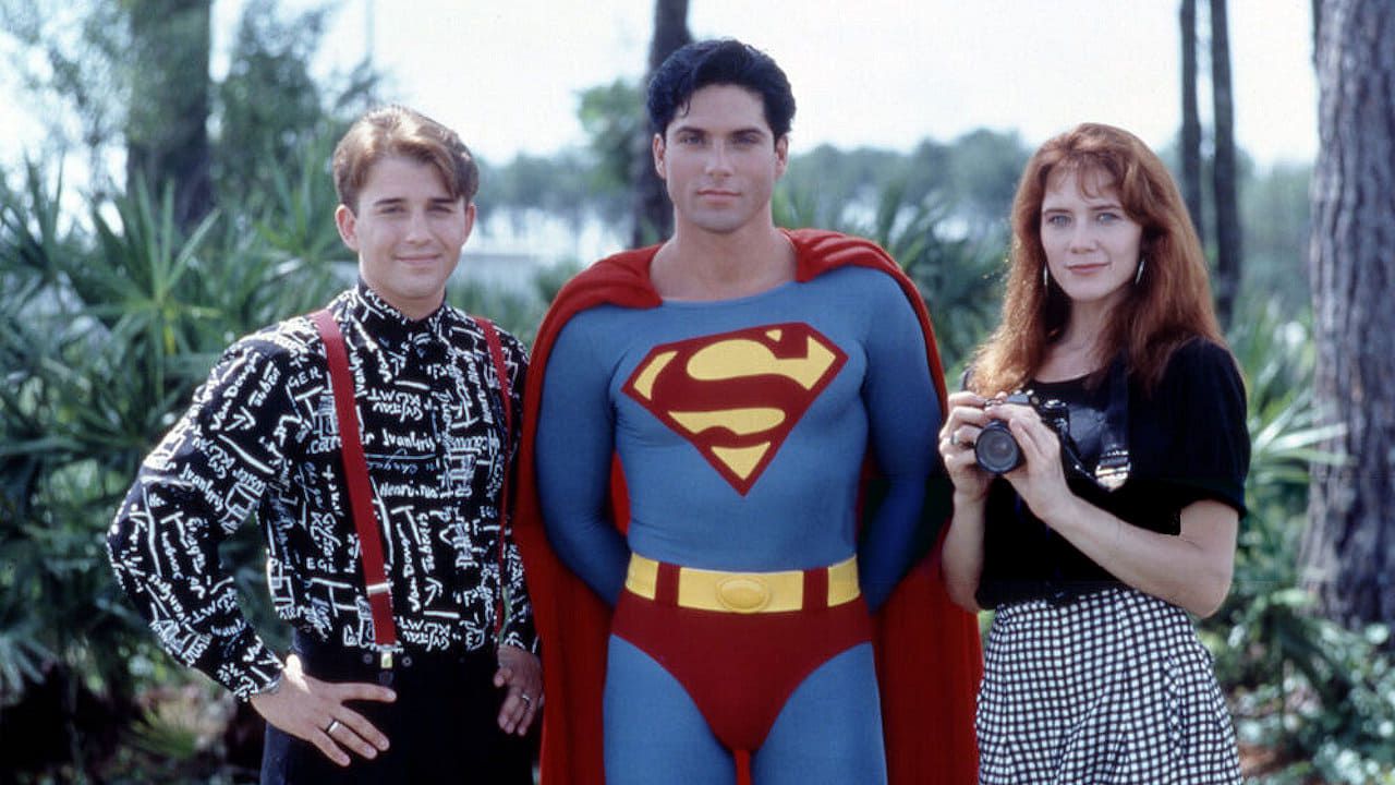 Gerard Christopher as Superman in Superbly show alongside two other actors